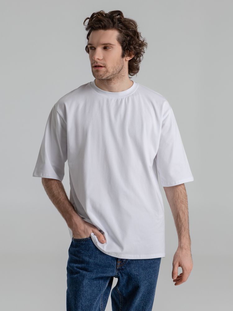 Футболка оверсайз Slope, белая / Миниатюра WWW (1000)