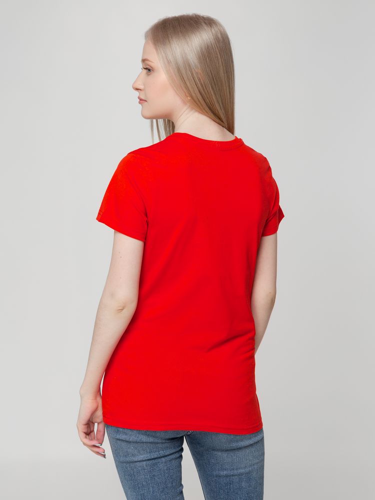 Футболка женская T-bolka Lady, красная / Миниатюра WWW (1000)