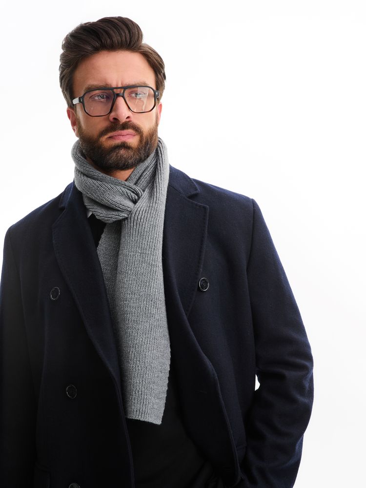 Шарф Bernard, серый / Миниатюра WWW (1000)