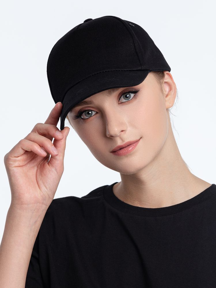 Бейсболка Long Beach, черная / Миниатюра WWW (1000)