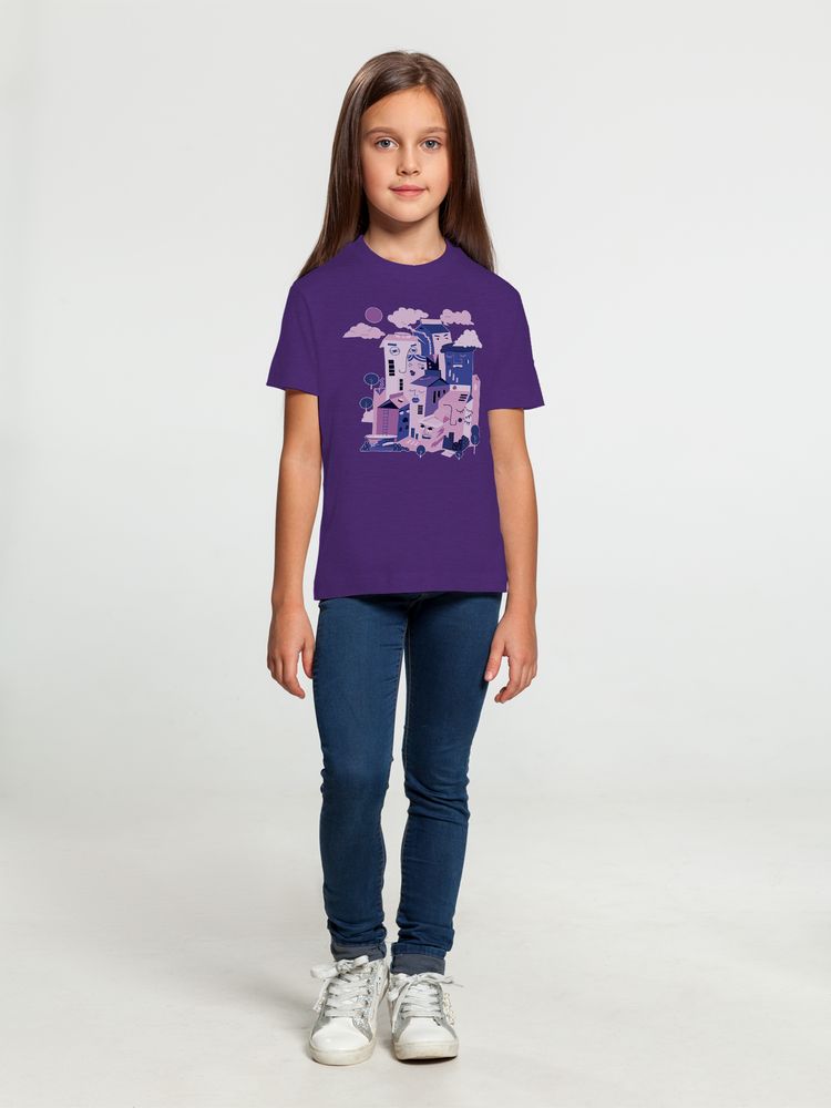 Футболка детская «Йогуртбург», фиолетовая / Миниатюра WWW (1000)