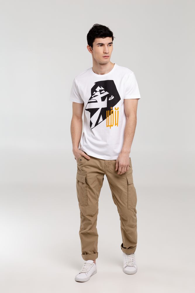 Футболка «Меламед. Виктор Цой», белая / Миниатюра WWW (1000)