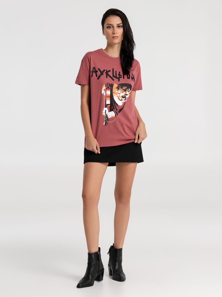 Футболка «Меламед. Аукцыон», пыльно-розовая / Миниатюра WWW (1000)