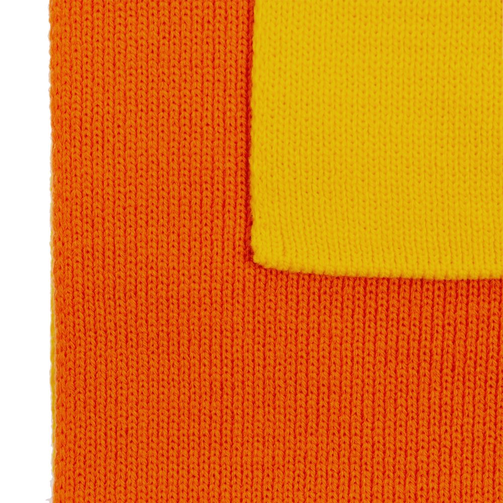 Шарф Real Talk Duo, желтый с апельсиновым / Миниатюра WWW (1000)