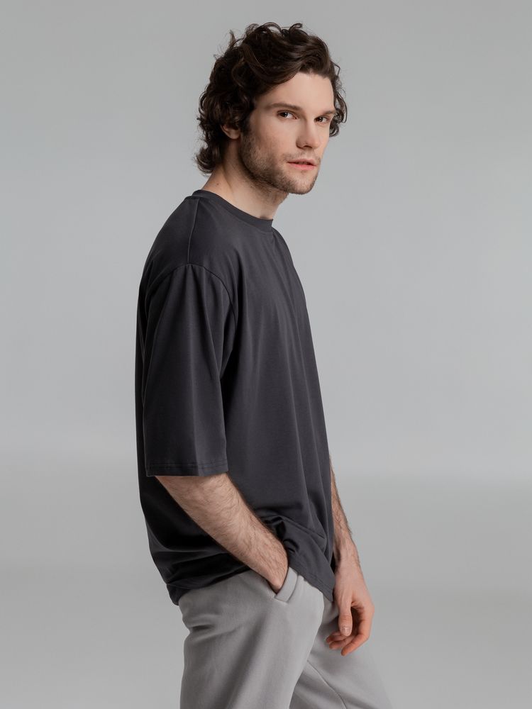 Футболка оверсайз Slope, темно-серая / Миниатюра WWW (1000)