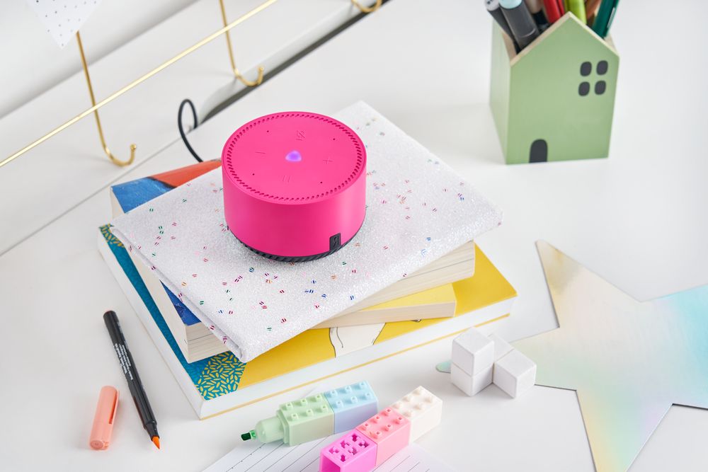 Умная колонка «Яндекс Станция Лайт», фламинго / Миниатюра WWW (1000)