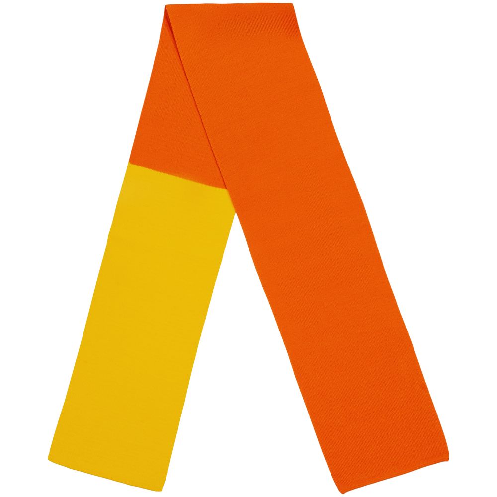 Шарф Real Talk Duo, желтый с апельсиновым / Миниатюра WWW (1000)