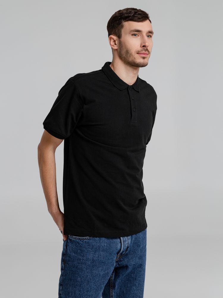 Рубашка поло мужская Neptune, черная / Миниатюра WWW (1000)