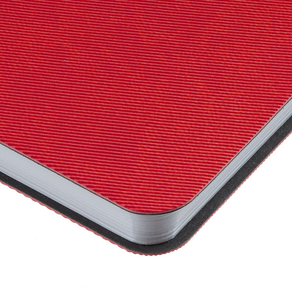Блокнот Twill, красный / Миниатюра WWW (1000)