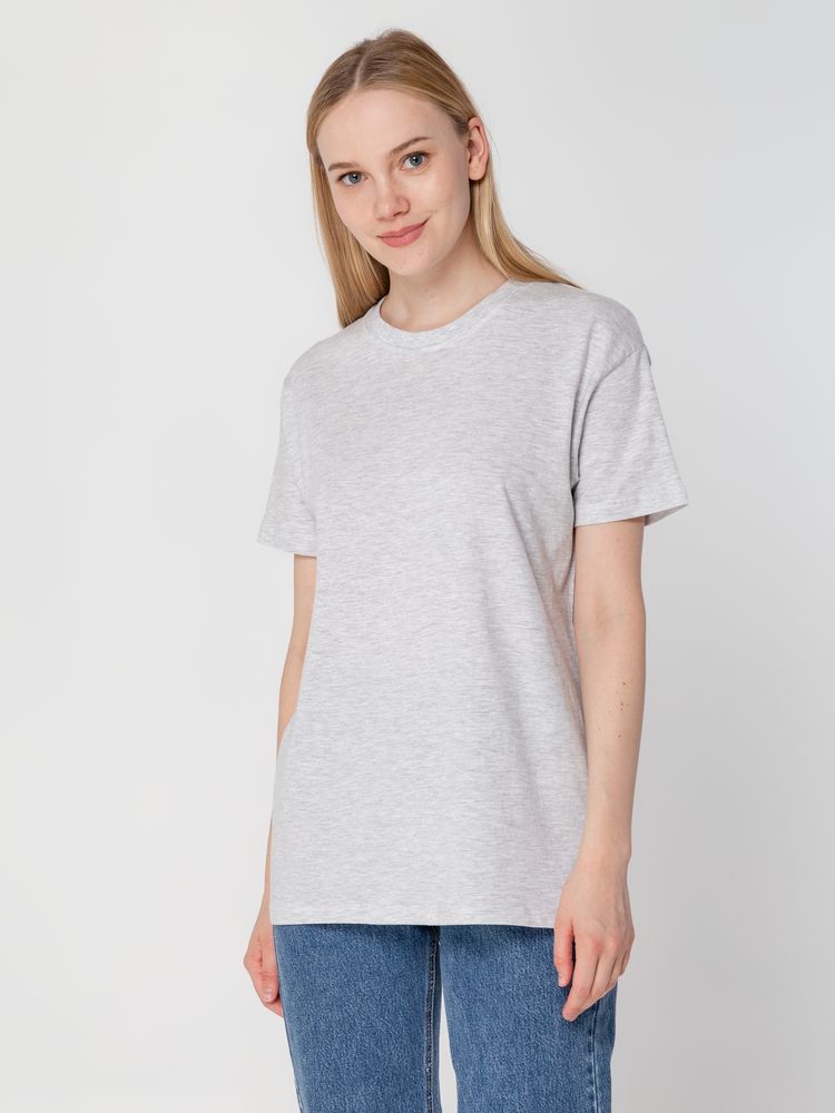 Футболка унисекс Regent 150, светло-серый меланж / Миниатюра WWW (1000)