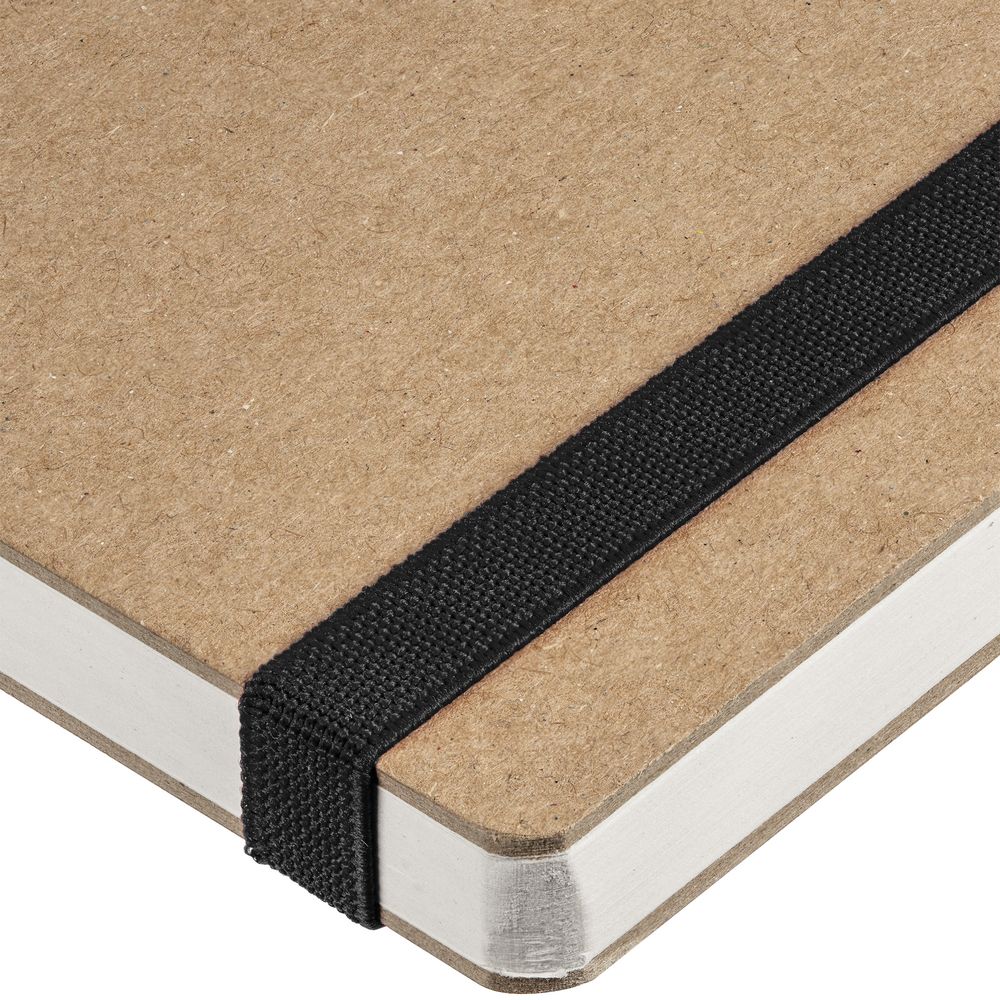 Ежедневник Eco Write Mini, недатированный, с черной резинкой / Миниатюра WWW (1000)