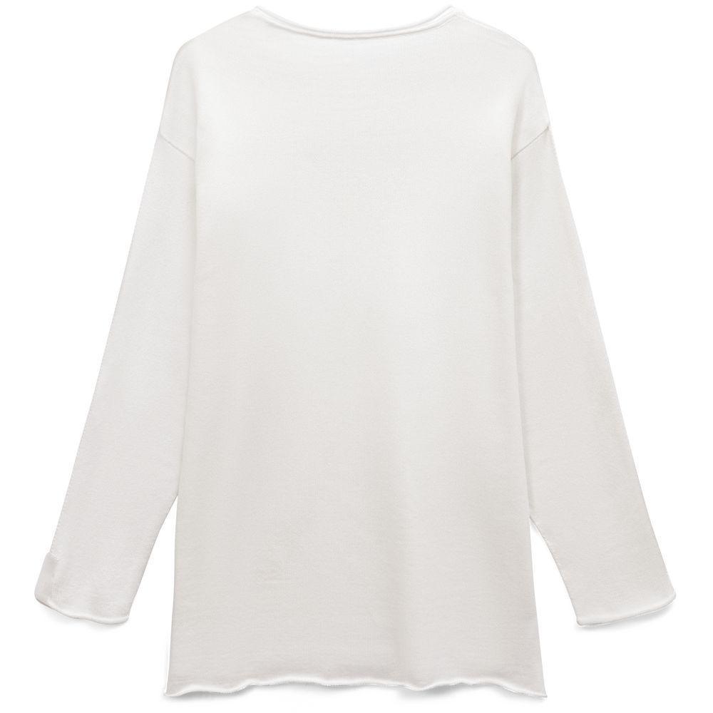 Лонгслив унисекс Siluetti Fuori, молочно-белый / Миниатюра WWW (1000)