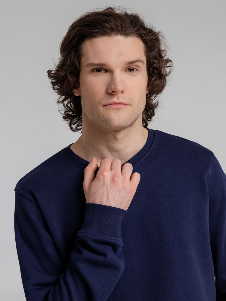 Свитшот унисекс BNC Organic, темно-синий / Миниатюра WWW (1000)