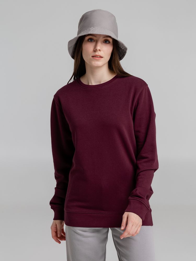 Свитшот унисекс BNC Organic, бордовый / Миниатюра WWW (1000)