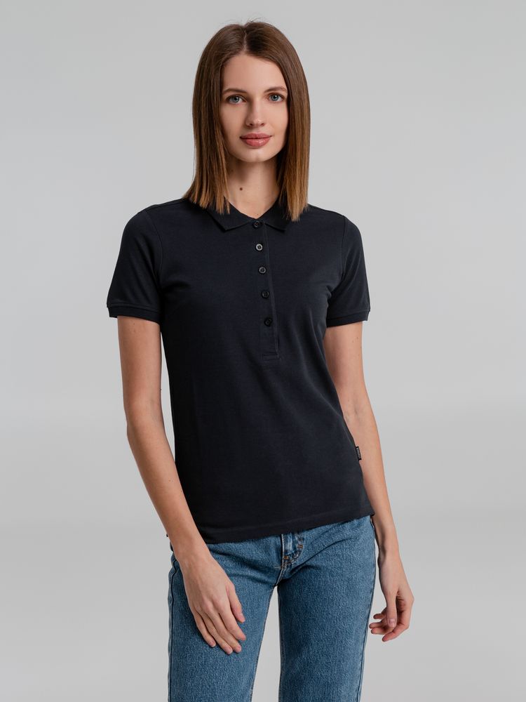 Рубашка поло женская Neptune, темно-синяя / Миниатюра WWW (1000)