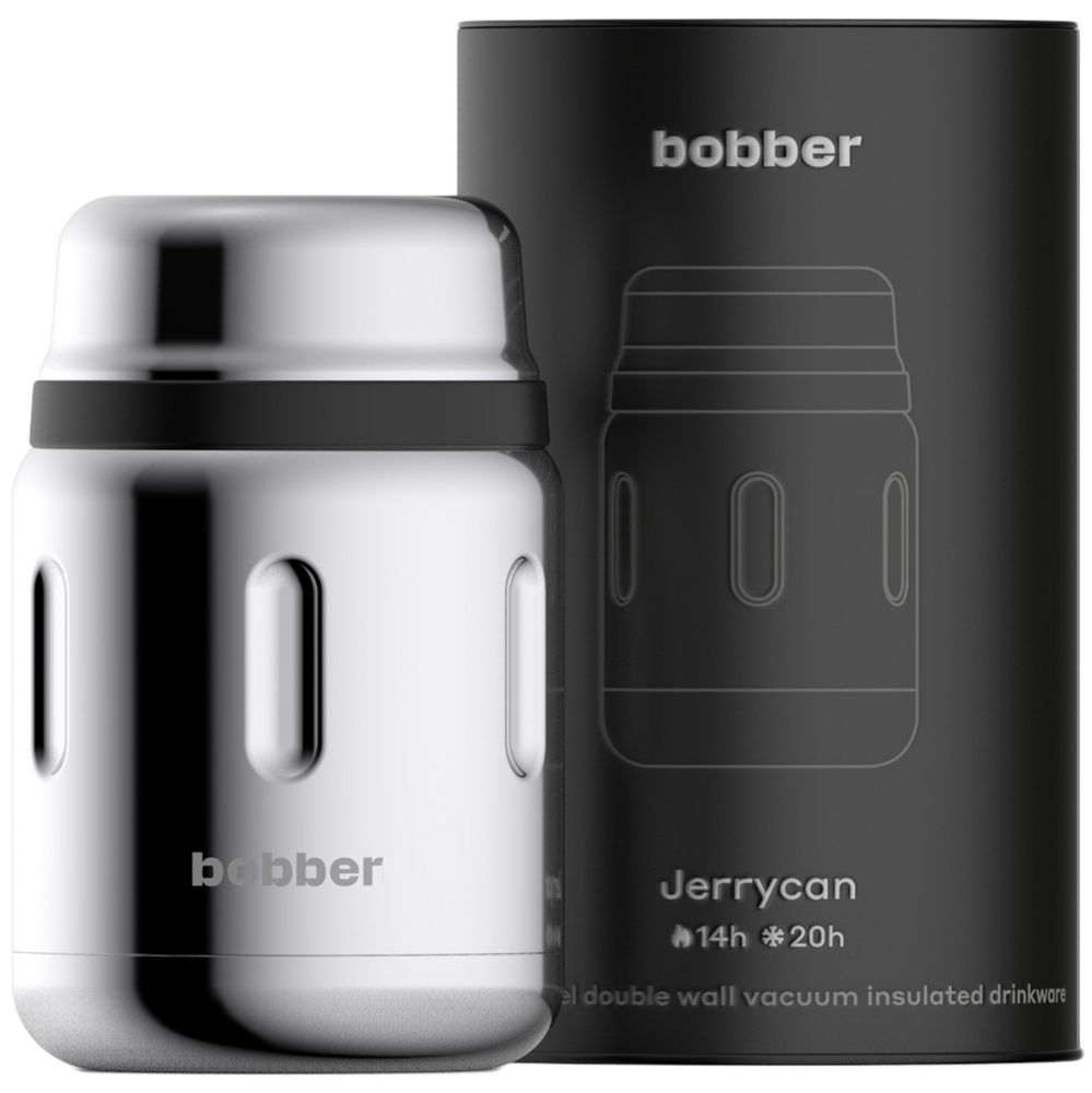 Термос для еды Jerrycan 700, вакуумный, стальной зеркальный / Миниатюра WWW (1000)