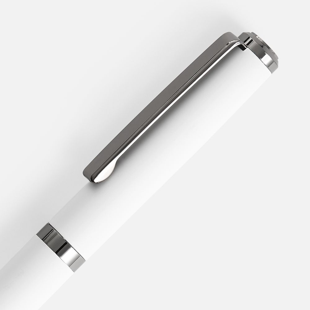 Ручка шариковая Inkish Gunmetal, белая / Миниатюра WWW (1000)