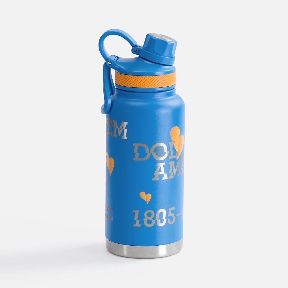 Термобутылка Fujisan XL 2.0, синяя / Миниатюра нанесения (1000)