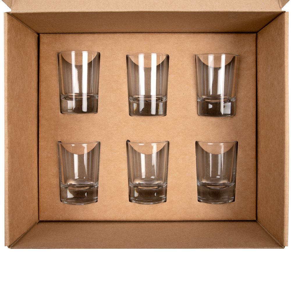 Коробка Grande с ложементом для стопок, крафт / Миниатюра WWW (1000)