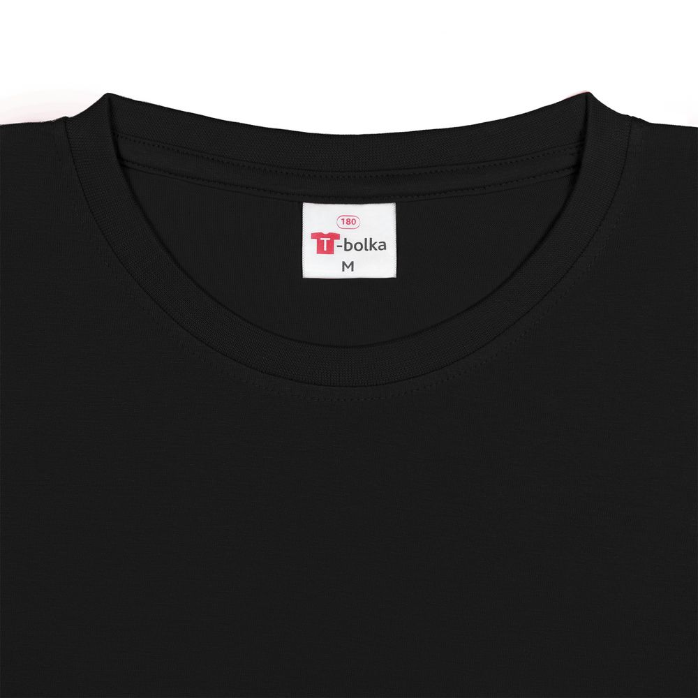 Футболка унисекс T-Bolka 180, черная / Миниатюра WWW (1000)