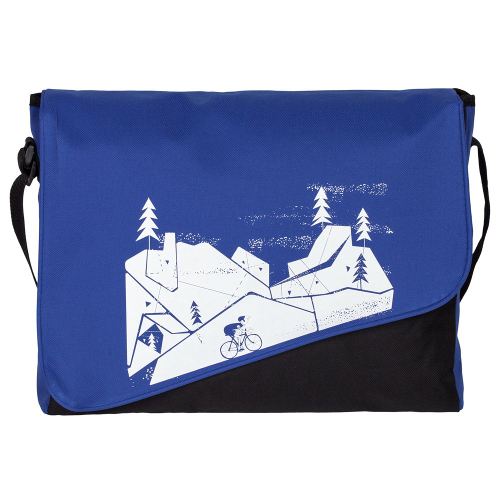 Конференц сумка «Крутой подъем», синяя / Миниатюра WWW (1000)