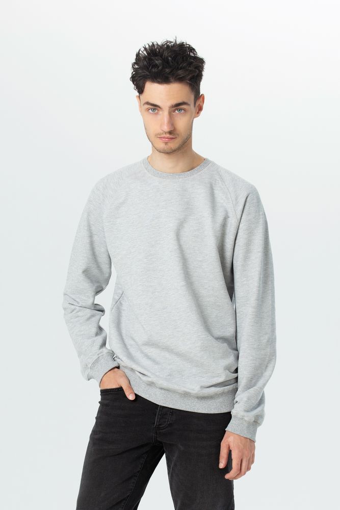 Свитшот мужской Kulonga Raeglan, серый меланж / Миниатюра WWW (1000)