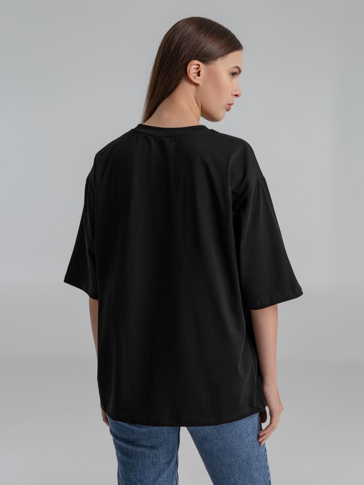 Футболка оверсайз Slope, черная / Миниатюра WWW (1000)