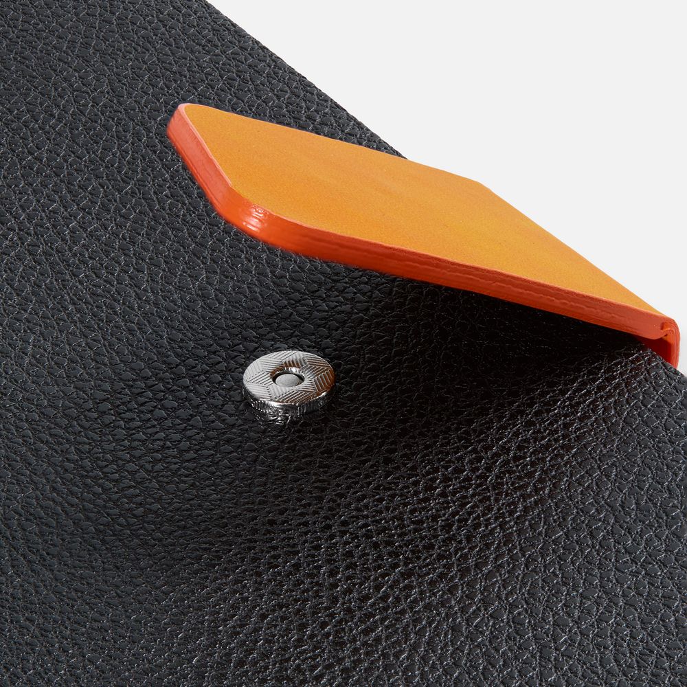 Ежедневник Boom, недатированный, черный с оранжевым / Миниатюра WWW (1000)