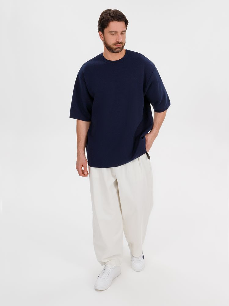 Джемпер с коротким рукавом Siluetti Volumica, темно-синий / Миниатюра WWW (1000)