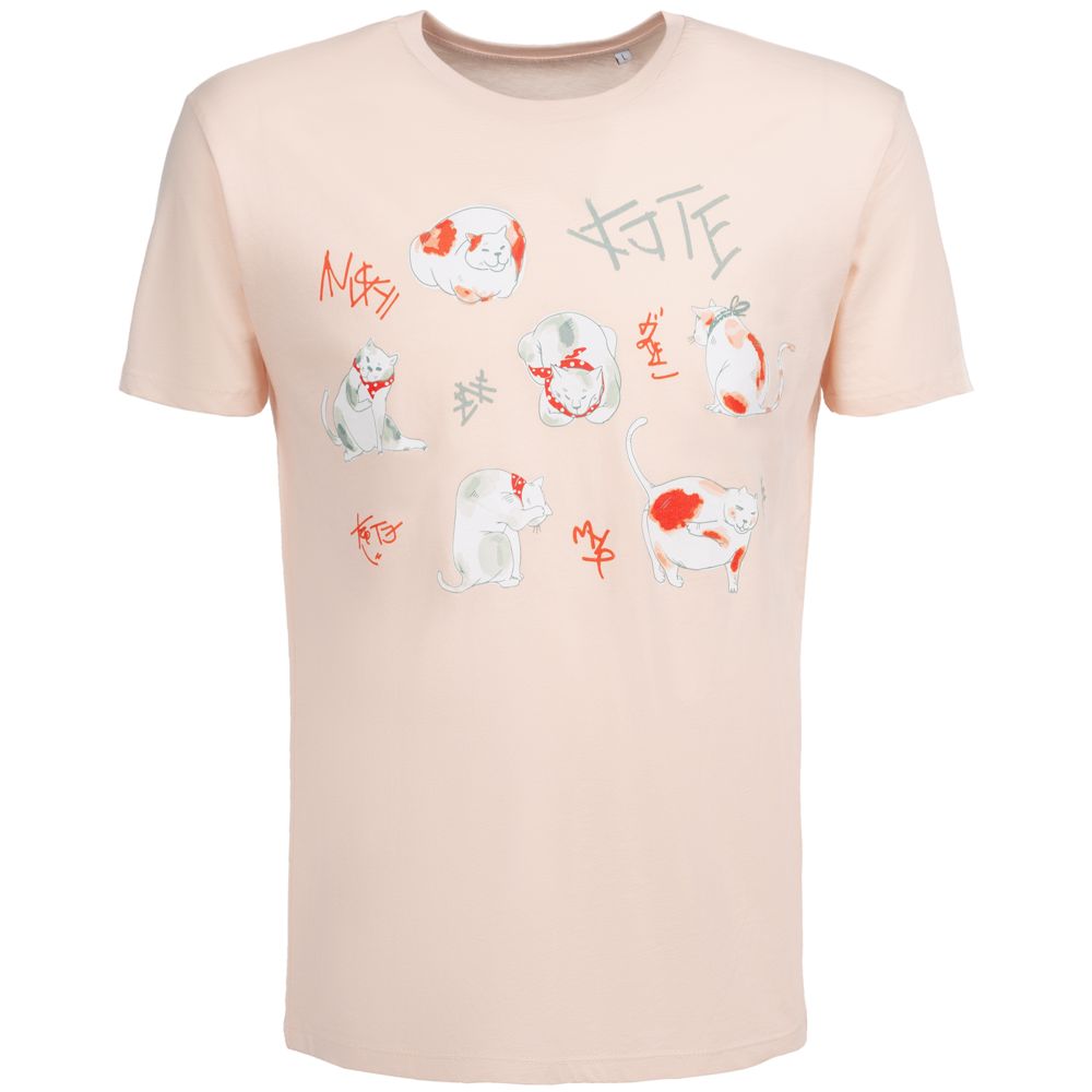 Футболка мужская «Котэ», розовая / Миниатюра WWW (1000)