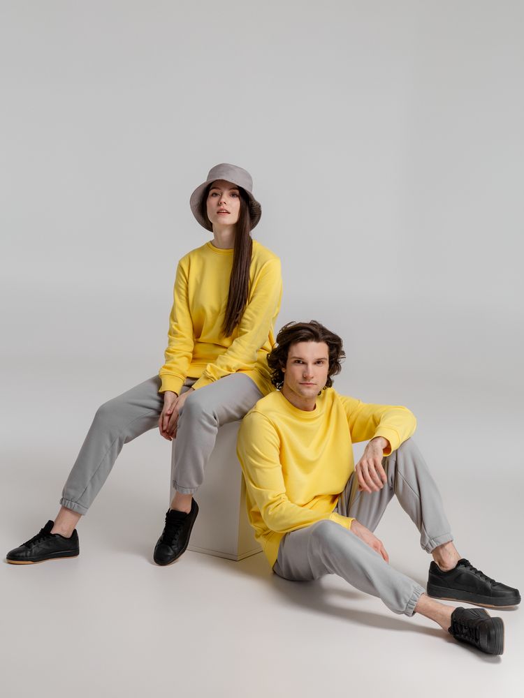 Свитшот унисекс BNC Organic, желтый / Миниатюра WWW (1000)