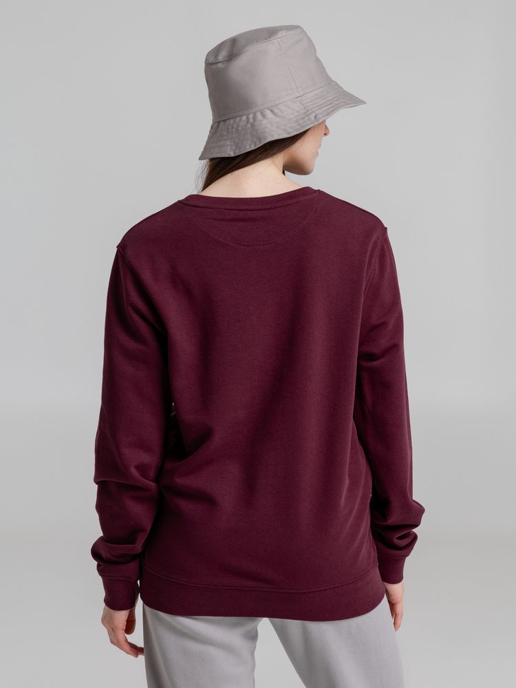 Свитшот унисекс BNC Organic, бордовый / Миниатюра WWW (1000)