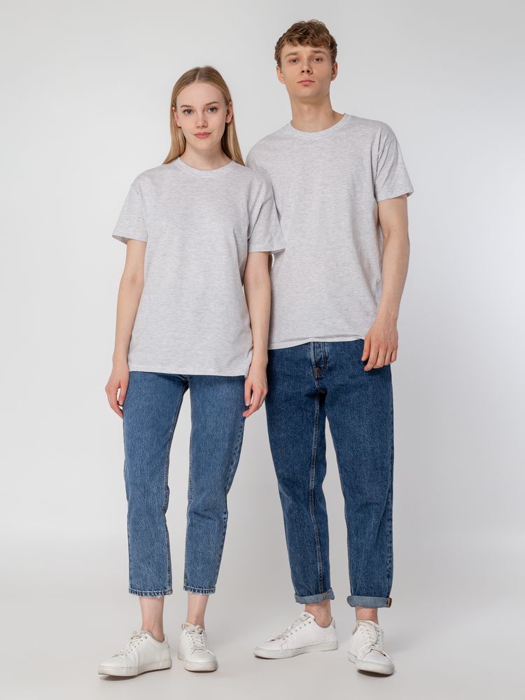 Футболка унисекс Regent 150, светло-серый меланж / Миниатюра WWW (1000)