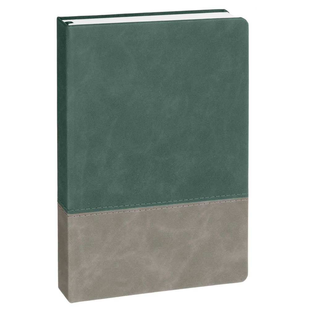 Ежедневник Horizon, недатированный, серый с зеленым / Миниатюра WWW (1000)