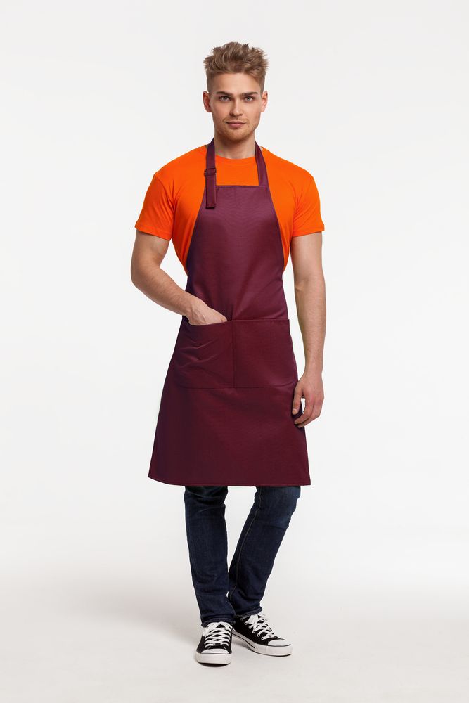 Фартук Natty, бордовый / Миниатюра WWW (1000)