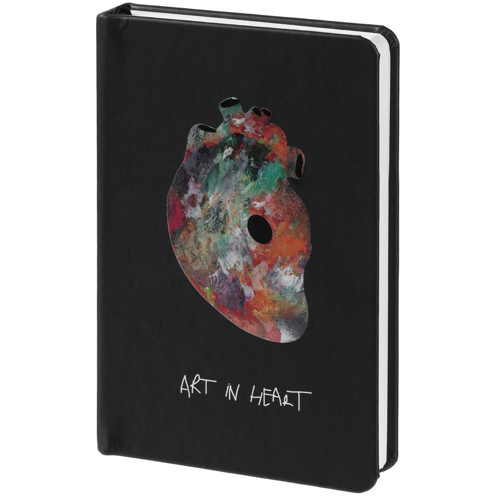 Блокнот Art In Heart, черный / Миниатюра WWW (1000)