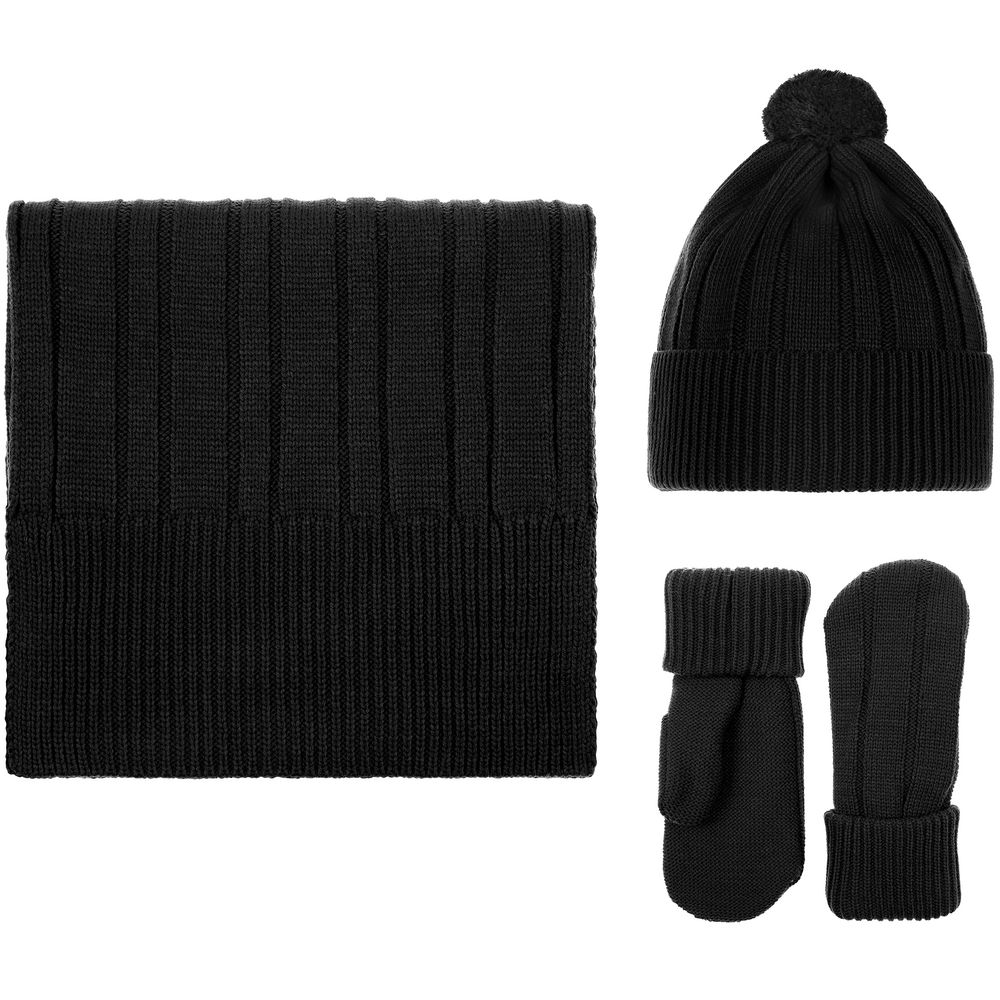 Шапка Knit Beat, черная / Миниатюра WWW (1000)