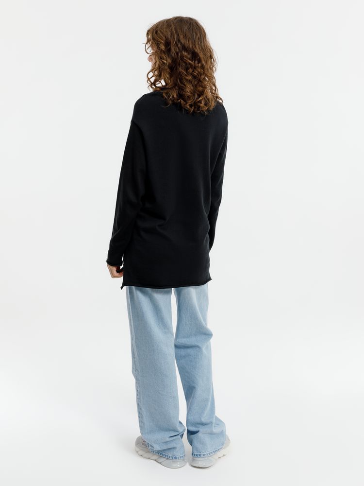 Лонгслив унисекс Siluetti Fuori, черный / Миниатюра WWW (1000)