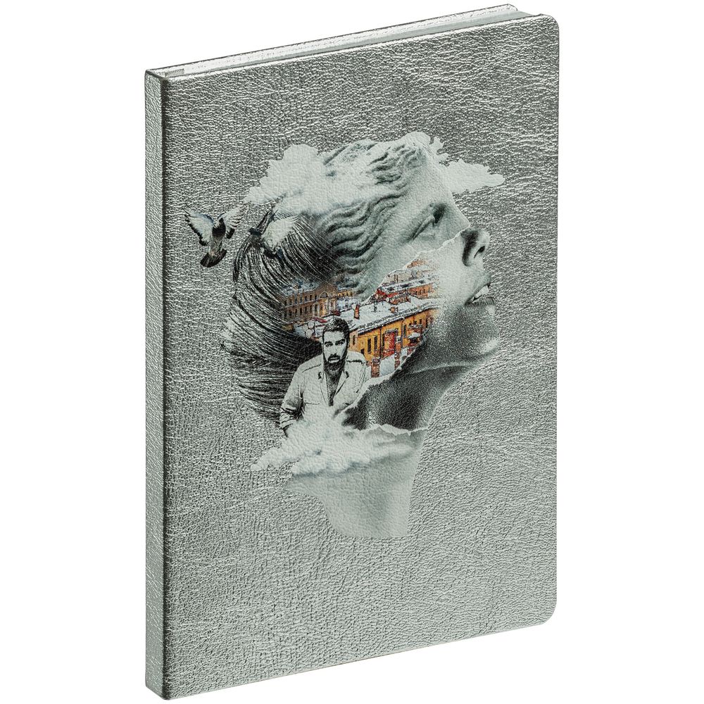 Блокнот «Подруга Питер», серебристый / Миниатюра WWW (1000)