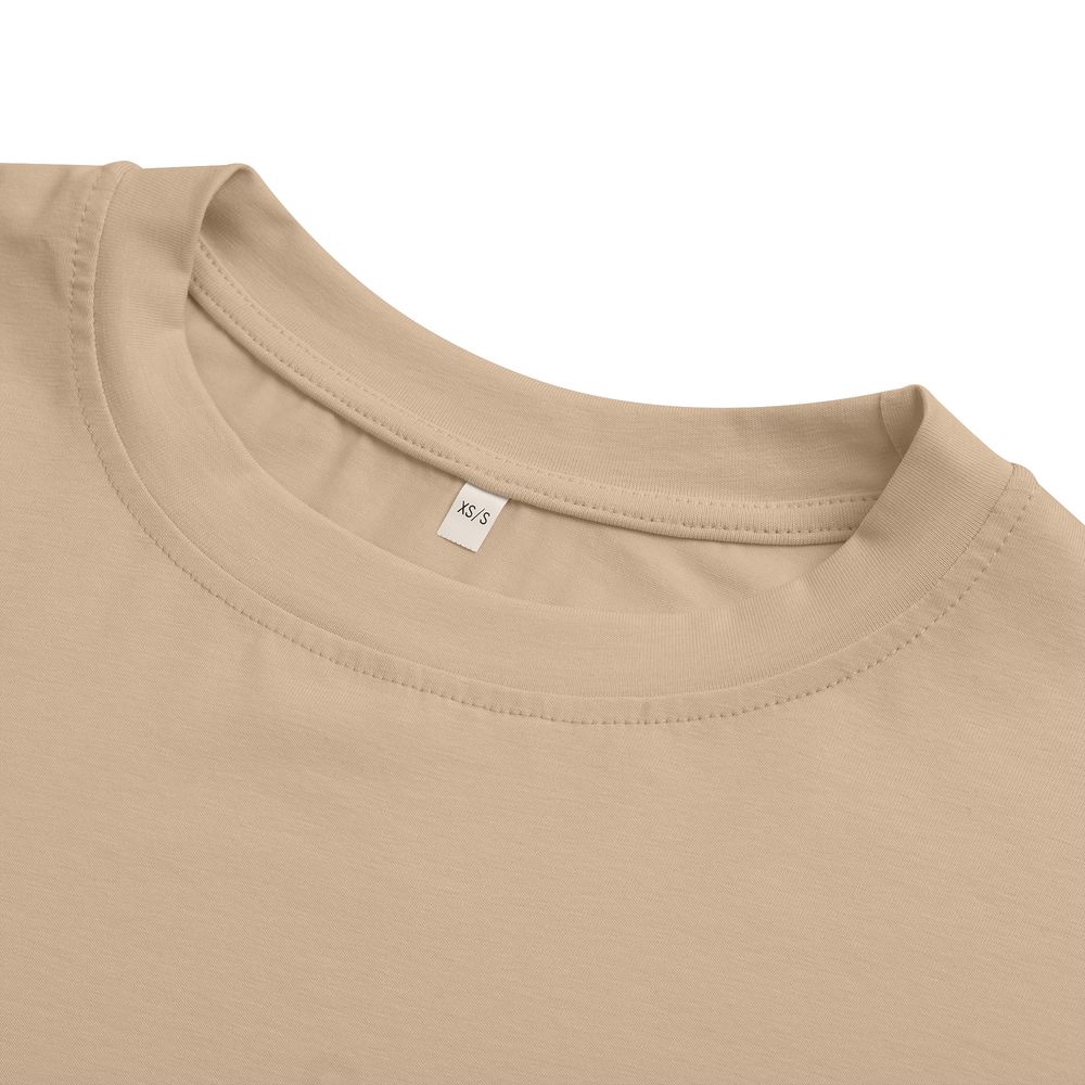 Футболка оверсайз Slope, бежевая (песочная) / Миниатюра WWW (1000)