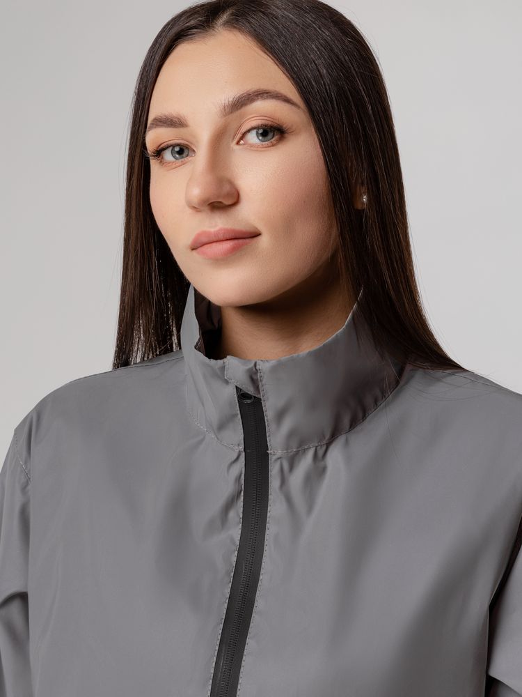 Ветровка Manifest из светоотражающей ткани, серая / Миниатюра WWW (1000)