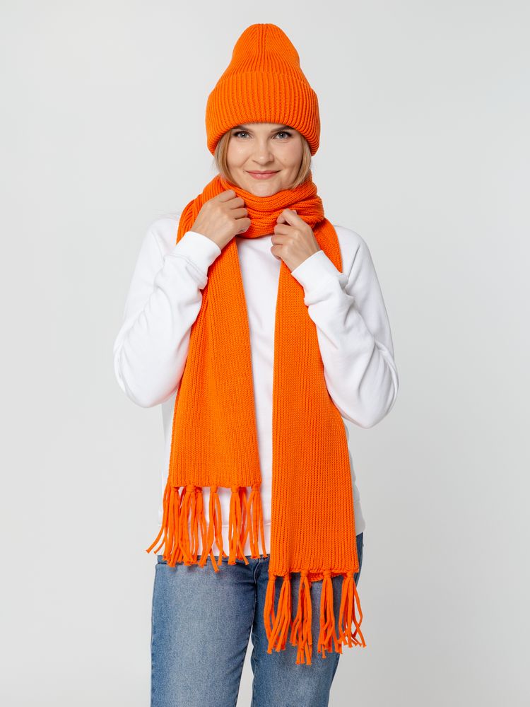 Шарф Flette, оранжевый / Миниатюра WWW (1000)