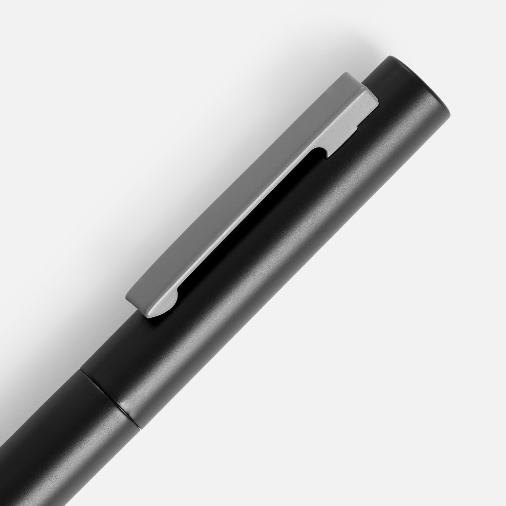 Ручка шариковая Inkolor, черная с серым / Миниатюра WWW (1000)