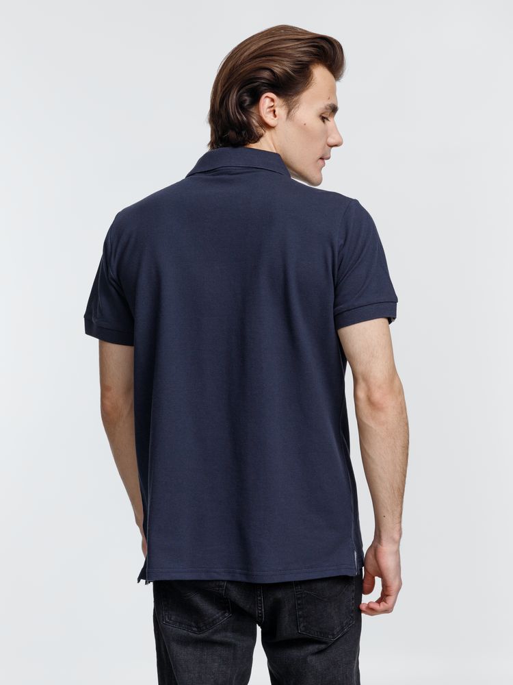 Рубашка поло мужская Virma Premium, темно-синяя / Миниатюра модельного (1000)