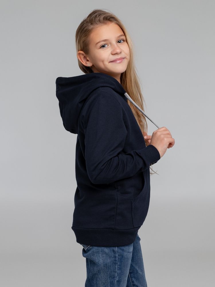 Толстовка с капюшоном детская Kirenga Kids, темно-синяя / Миниатюра WWW (1000)