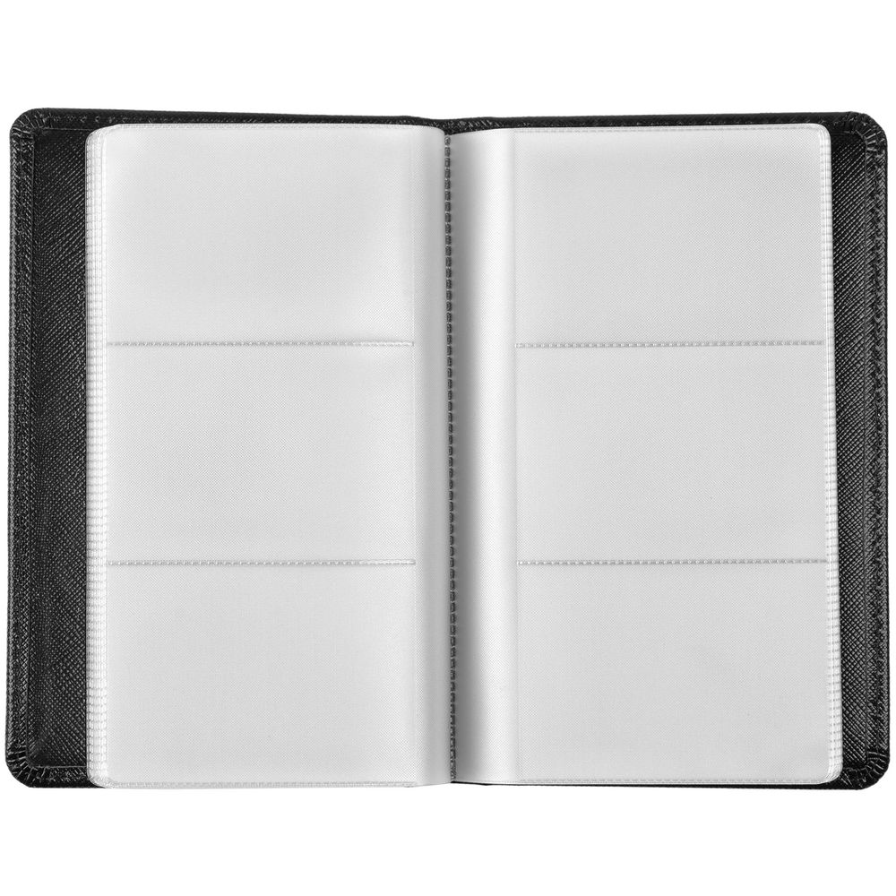 Визитница Linen, черная / Миниатюра WWW (1000)