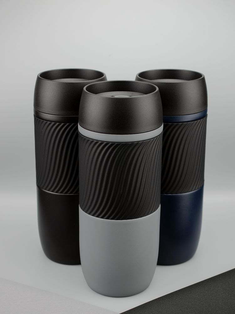 Термостакан Hub, черный / Миниатюра WWW (1000)