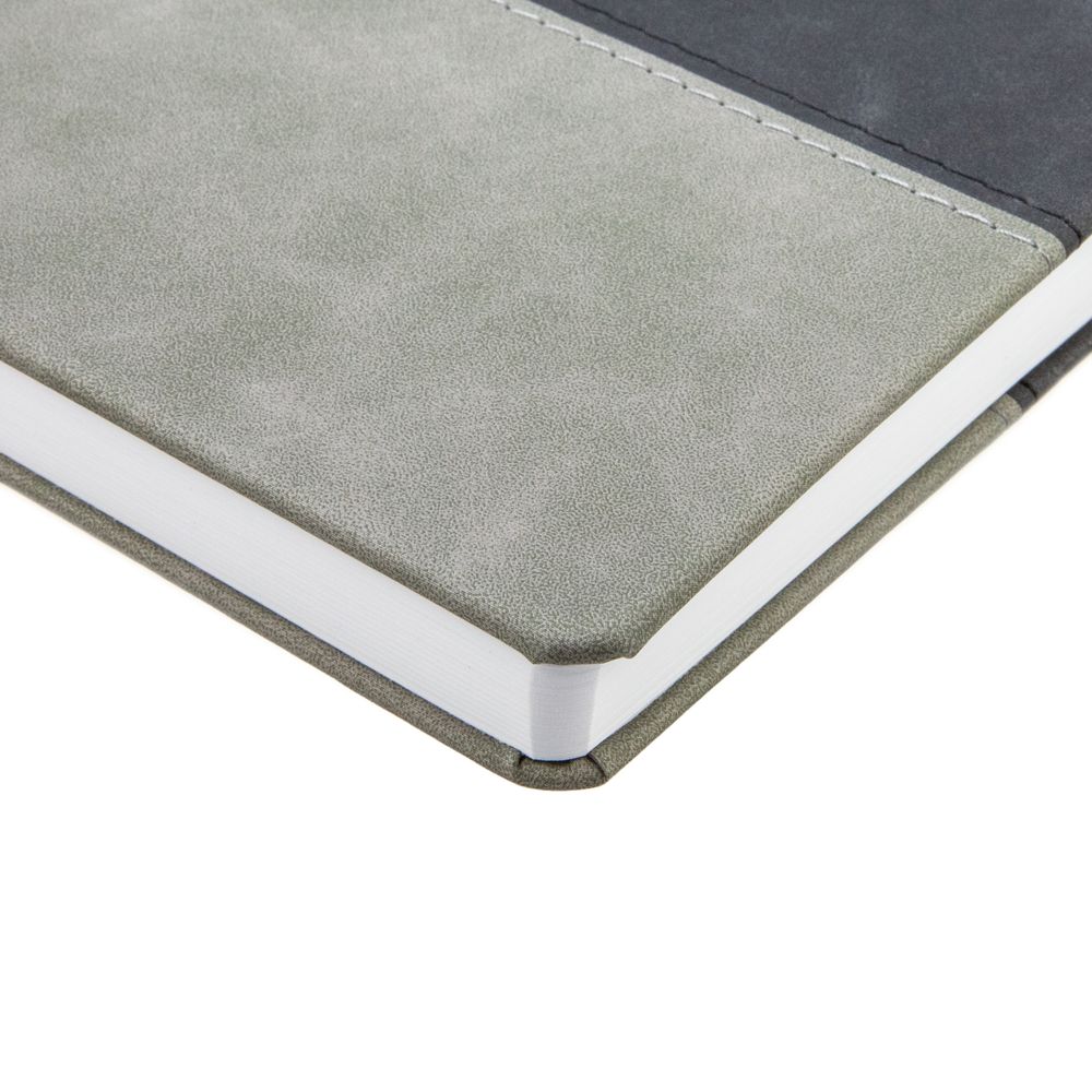 Ежедневник Horizon, недатированный, серый с черным / Миниатюра WWW (1000)