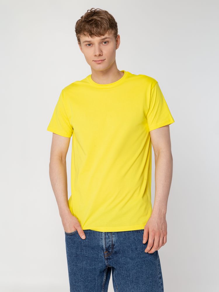 Футболка унисекс T-Bolka 160, желтая / Миниатюра WWW (1000)