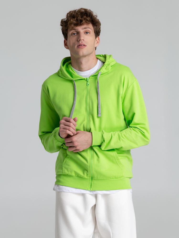 Толстовка на молнии с капюшоном Unit Siverga, зеленое яблоко / Миниатюра WWW (1000)